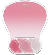 TECKNET Gel Mouse Pad with Wrist Rest, Ergonomic Office Mousepad with Wrist Support - Non-Slip & ...
