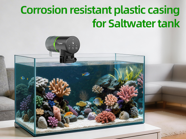 fish feeder automatic dispenser for flakes