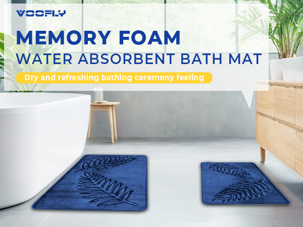 Memory Foam Bathroom Rug