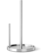 Jesginboo Paper Towel Holder Countertop, Silver Kitchen Paper Towels Holder, Paper Roll Holder wi...