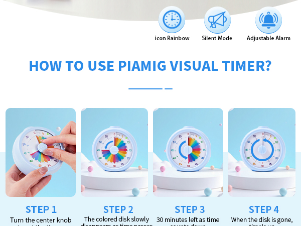 colorful timer
