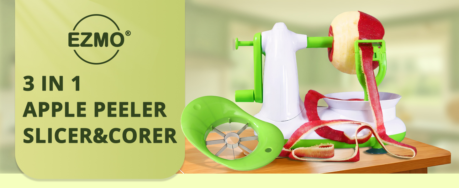 EZMO 3 in 1 apple peeler slicer corer