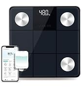 NUTRI FIT Smart Scale for Body Weight, Weight Scale with Backlight LED Display for BMI, Body Fat,...