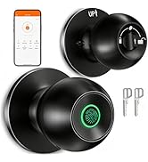 EUERTE Smart Door Knob, Fingerprint Door Knob, Biometric Smart Door Lock with App Control, Metal ...