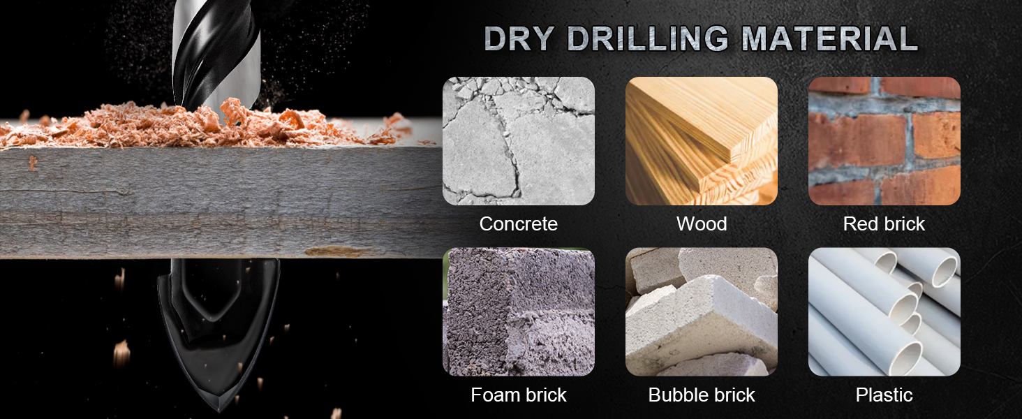 Masonry Drill Bit Set & Concrete Drill Bit Set