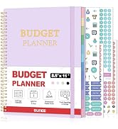 SUNEE Budget Planner - Monthly Budget Book with Expense Tracker Notebook, A4(8.5" x 11") Undated ...