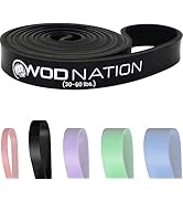 WOD Nation Pull Up Assistance Bands (10-175lbs Band) - Best for Pullup Assist, Chin Ups, Resistan...