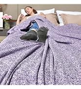 KAWAHOME Sweatshirt Blanket King Size for Bed-Lightweight Breathable Winter Blankets,Soft Thin Kn...