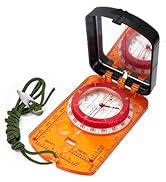 Sportneer Compass Hiking Survival Compass with Mirror Orienteering Compass Boy Scout Compass for ...