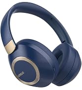 LORELEI B-C6 Wireless Over Ear Headphones, 50H Playtime Foldable Lightweight Bluetooth Headsets, ...