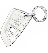 Goodream Car Key Fob Cover Case Compatible with BMW 1 2 3 4 5 6 7 8 Series X1 X2 X3 X5 X6 X7 Acce...