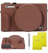 SZHSYJY Case for Canon Powershot G7 X Mark III Digital Camera,Soft Silicone Case for Canon Powers...