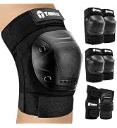 Tanden Skating Protective Gear Kids Knee Pads and Elbow Pads Set, Bike Knee Pads for Kids Wrist G...