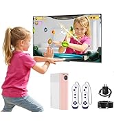 AR Motion Game Console for Kids: Plug and Play TV Video Game System for Indoor Physical Play Inte...
