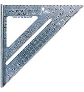 SWANSON Tool Co S0101 7 Inch Speed Square, Blue