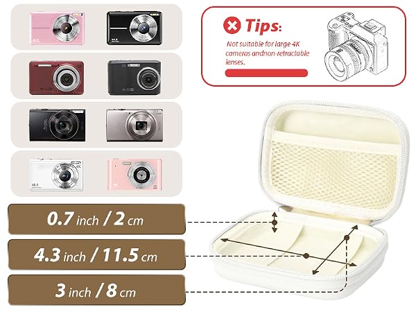 digital camera case kodak pixpro fz45 fz55 hard cases small camkory cute compact estuche para cámara