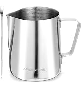 Apexstone Espresso Milk Frothing Pitcher 20 oz, Espresso Steaming Pitcher 20 oz, Coffee Milk Frot...