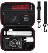 Canboc Carrying Case for Canon PowerShot G7 X Mark II/ G7X Mark III Digital Camera & Accessory Ki...