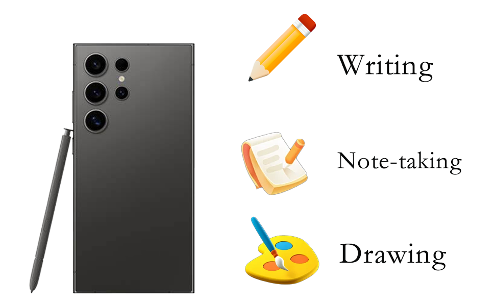 Galaxy S24 Ultra Stylus Pen withoutBluetooth (Dark Gray)
