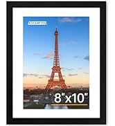 FIXSMITH 8x10 Picture Frame 1 Pack, Photo Frame with HD Plexiglass, Display Pictures 5x7 with Mat...