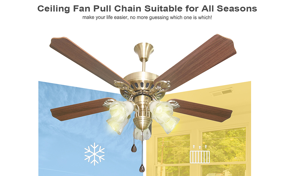 4 pack ceiling fan pull chains