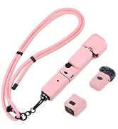 Flymile Pocket 3 Silicone Cover & Lanyard, Protective Case Crossbody Strap for DJI OSMO Pocket 3 ...