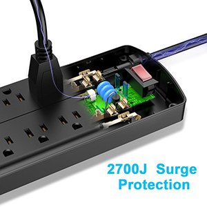surge protector power strip with usb