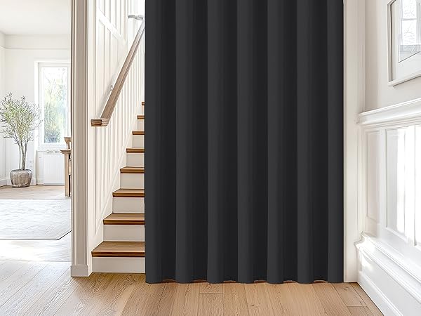 door curtain door Curtains blackout single curtain panel drapes