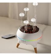 HIROGA Jellyfish Diffuser 250ML, Volcano Diffuser Aroma Diffusers Air Humidifiers 7Color LED, 5 R...