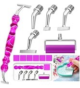 Diamond Art Pens Tools Diamond Painting Accessories Kits with Screw Metal Tip Roller Diamond Pain...