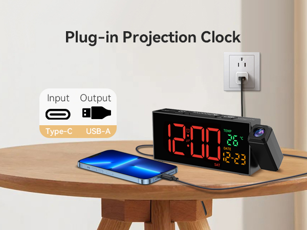 Plug-in Alarm Clocks