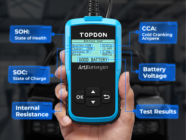 automotive battery tester