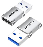 USB to USB C Adapter,PD/QC3.0 Fast Charging 5Gbps Data Transfer,USB C Female to A Male Charger Co...