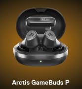 SteelSeries Arctis GameBuds - Black | PlayStation/PC/Switch/Mobile — 2.4GHz+Bluetooth 5.3 Earbuds...