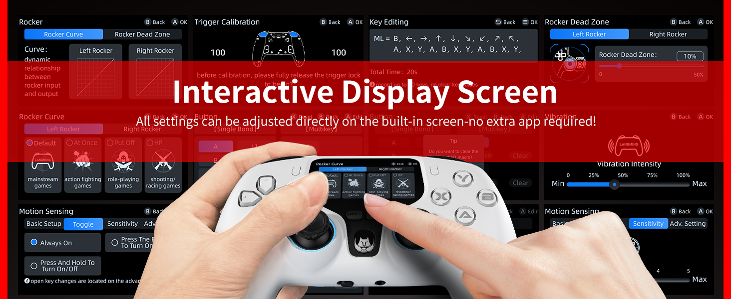 Macro programming buttons
