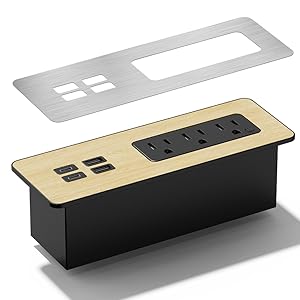 Flush Mount Power Outlets with Multi Charging Ports
