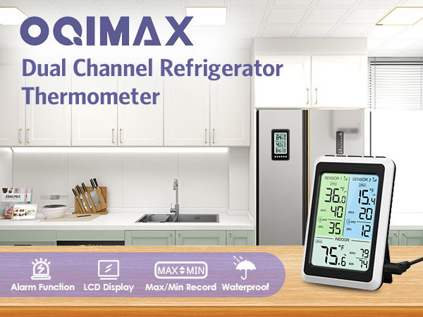 wireless refrigerator thermometer