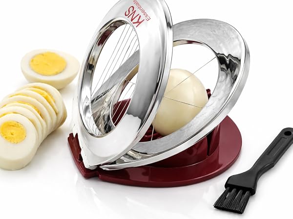 Egg slicer and corer with Stainless Steel wire