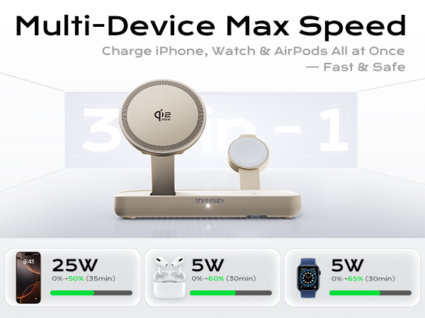 3 in 1 charging stand