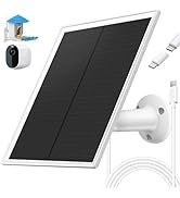 Solar Panel Charger, 6W Solar Panel with Micro USB & USB-C Port,IP66 Waterproof Camera Solar Pane...