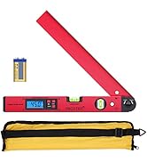 Proster Digital Angle Finder Gauge - 0~225° Angle Gauge LCD Digital Protractor Spirit Level Meter...