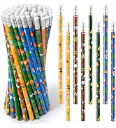 Xqumoi 60Pcs Camping Pencils with Erasers - 4 Designs #2 HB Pencils in Bulk Outdoor Camping Patte...