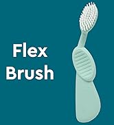 RADIUS Flex Brush with Soft Bristles Toothbrush BPA Free & ADA Accepted Designed to Improve Gum H...
