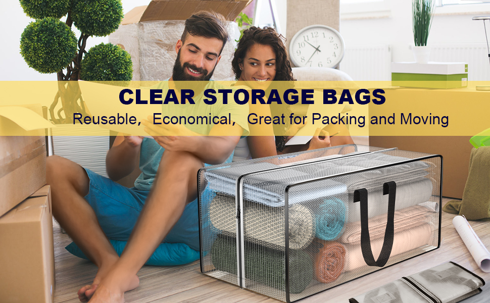 clear storage totes