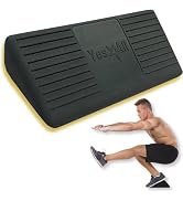 Yes4All Ankle Calf Stretcher 450LBS Rubber, Slant Board Improving Mobility & Flexibility, Anti Sl...