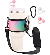 LUCKINEE Water Bottle Carrier Holder with Shoulder Strap Water Bottle Handle Strap Sling for Stan...