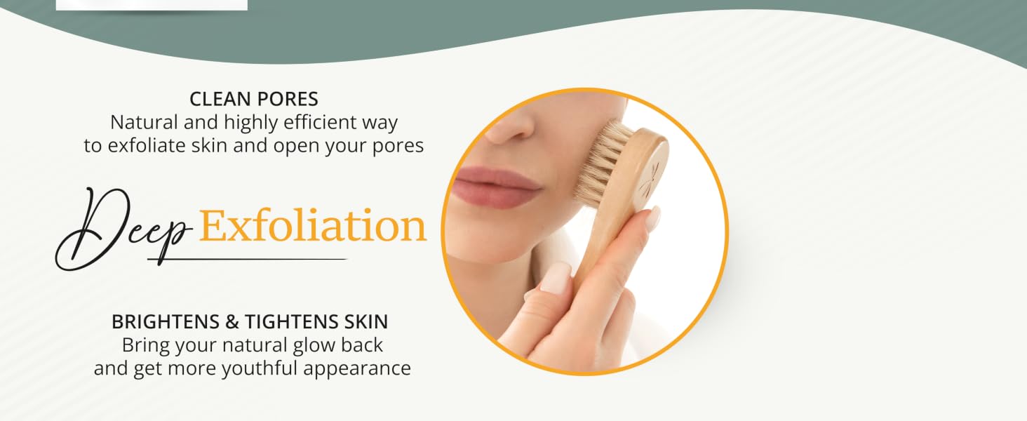 dry brushing body brush for lymphatic drainage, bath brush, dry brush, exfoliator
