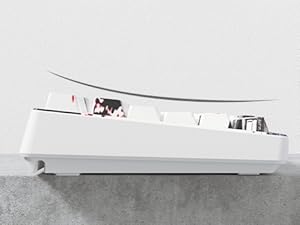 Theme 75% Wireless Gaming Keyboard with Color Multimedia Display Mechanical Keyboard