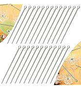 Candel Wick Holders, 4.7 Inch Wick Holders for Candle Making, 25 Pcs Metal Wick Centering Tool