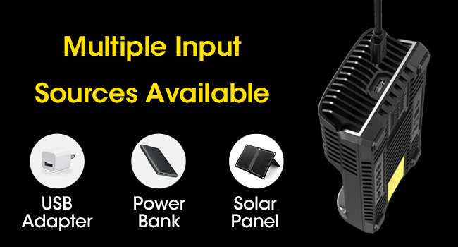 The top of the UMS2 where other input sources can be plugged in.